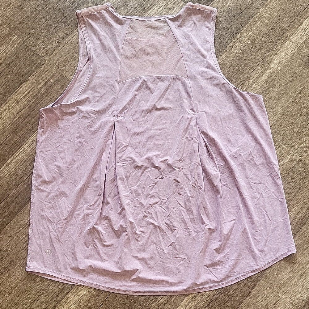 lululemon athletica Light Pink Relaxed Tank Top